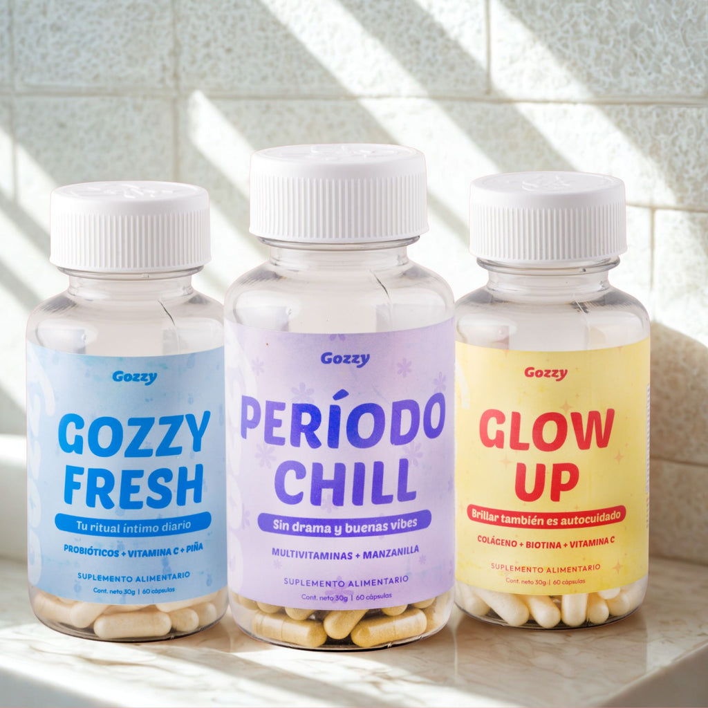 🎁 PACK GOZZY FULL CARE - Glow Up - + Gozzy Fresh + Período Chill 💫🍒