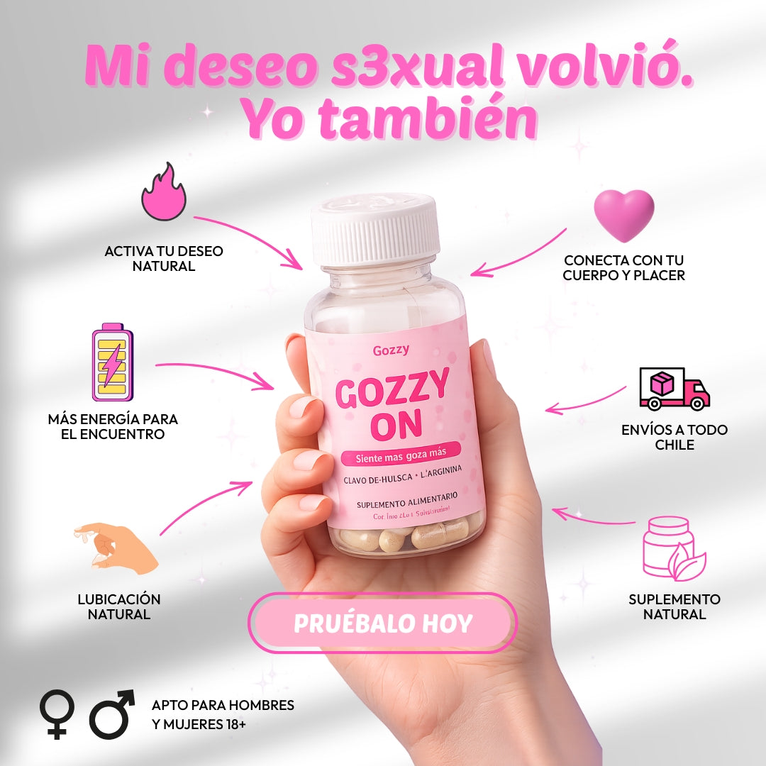 🔥 3 GOZZY ON + ANTIFAZ DE GEL DE REGALO