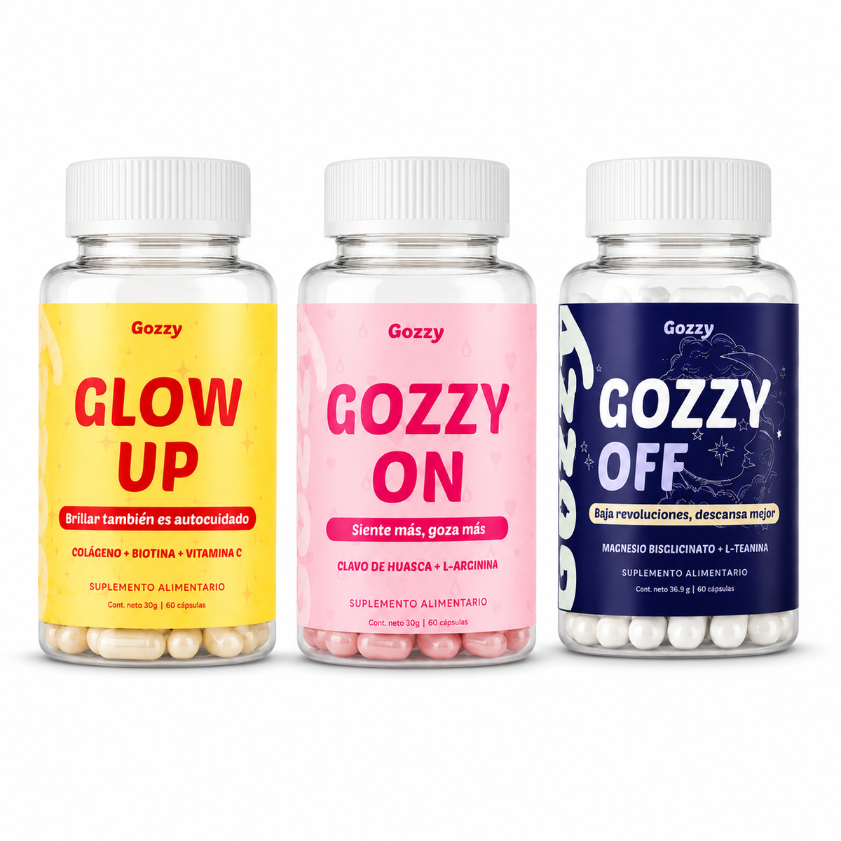 Pack Black Week - 2x Gozzy On + 2x Glow Up + 2x Gozzy Off