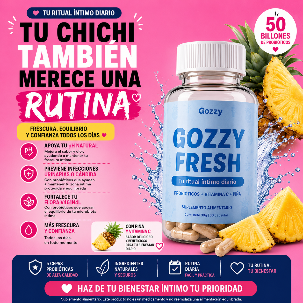 Pack 3 Meses - Chichi Caliente, sin resequedad y sin infecciones