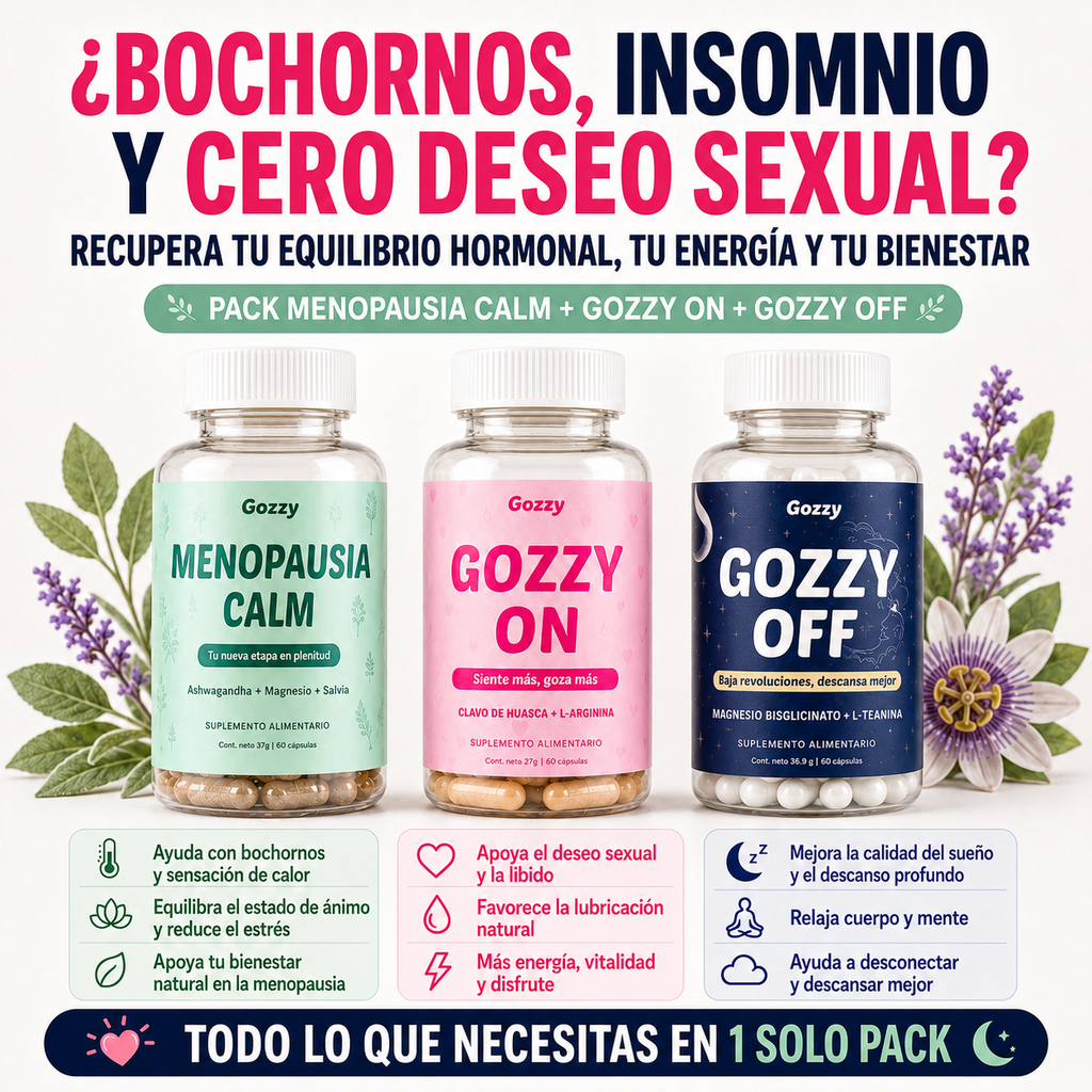 Pack Peri Menopausia - Deseo sexual, Descanso, Calma