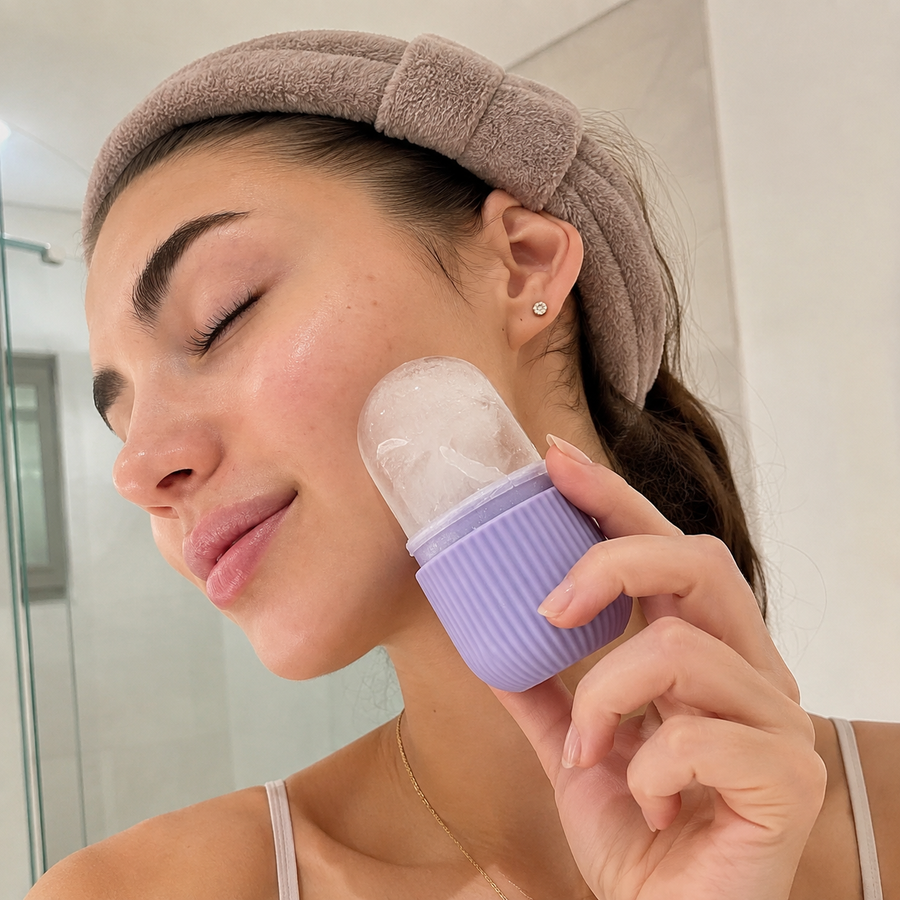 ❄️ Molde de Hielo Facial – Glow inmediato