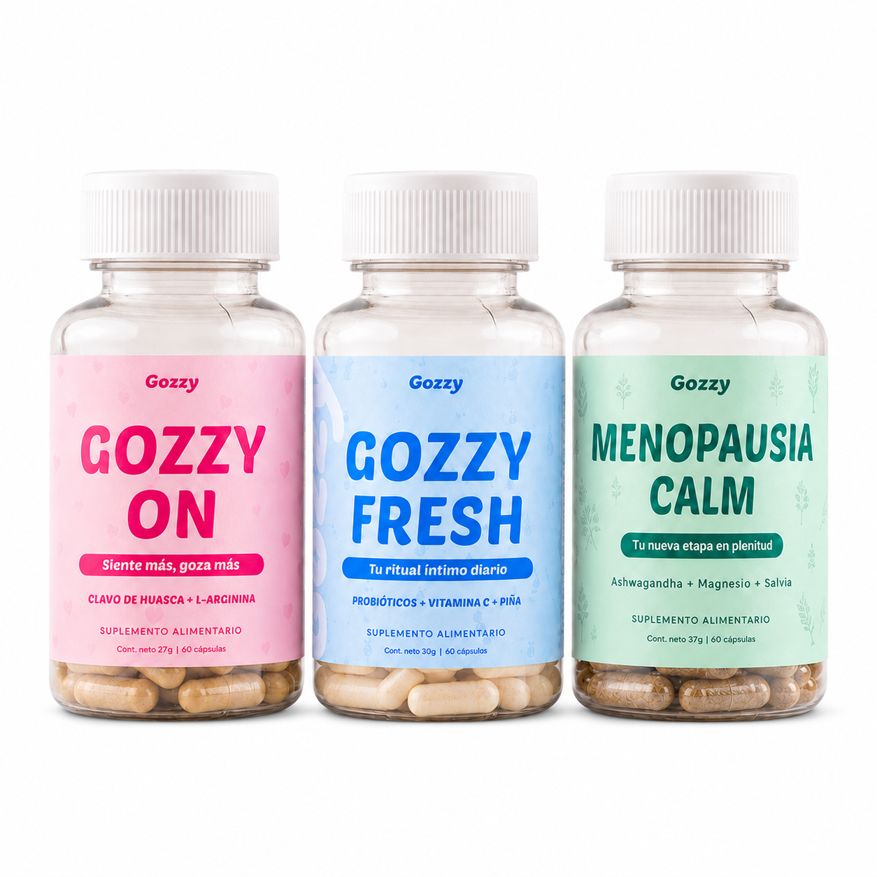 Pack Peri/Menopausia Deseo sexual + Lubricación + chichi saludable