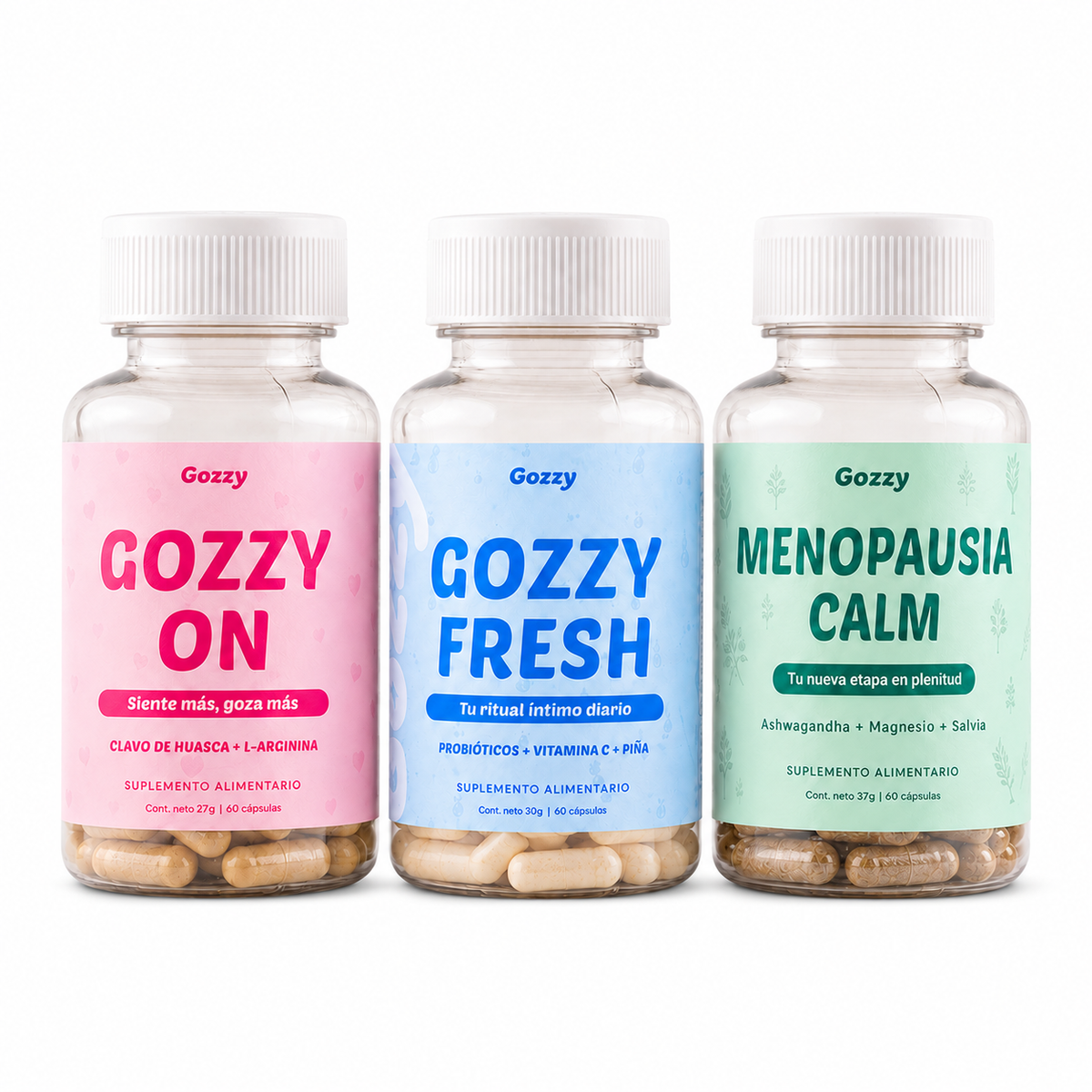Pack Peri/Menopausia Deseo sexual + Lubricación + chichi saludable