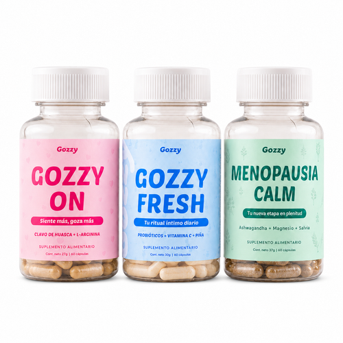 Pack Peri/Menopausia Deseo sexual + Lubricación + chichi saludable