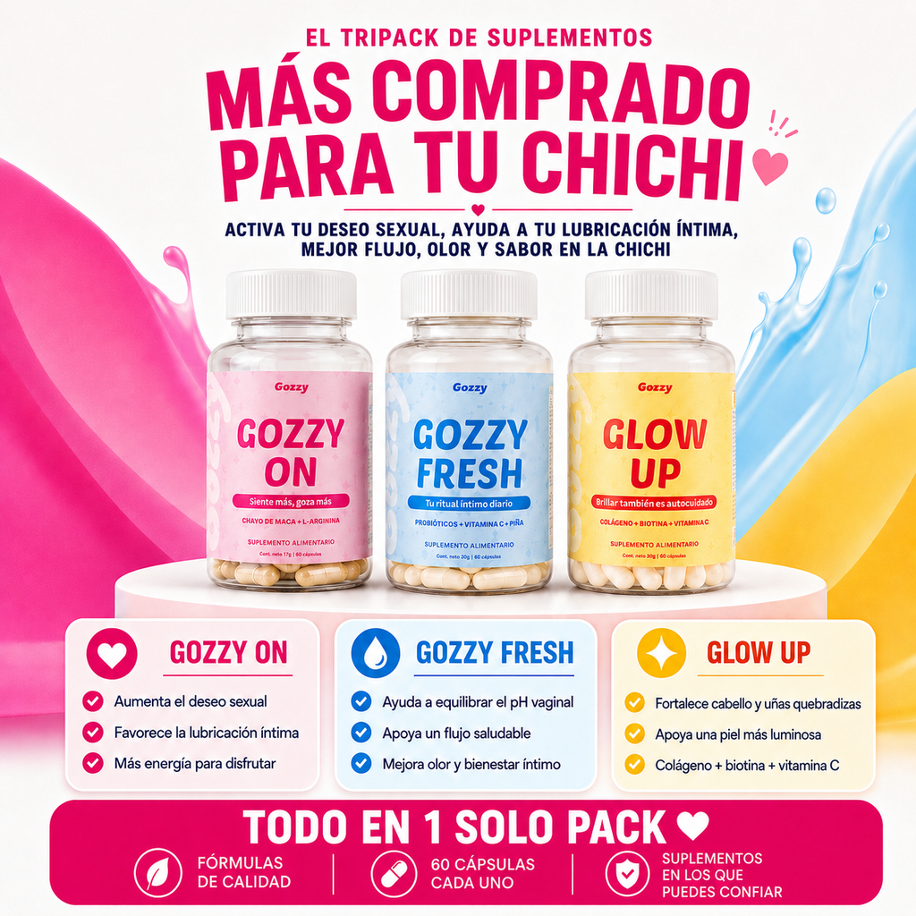 🔥 Pack - Chichi encendida, húmeda, rica y Glow x2 MESES