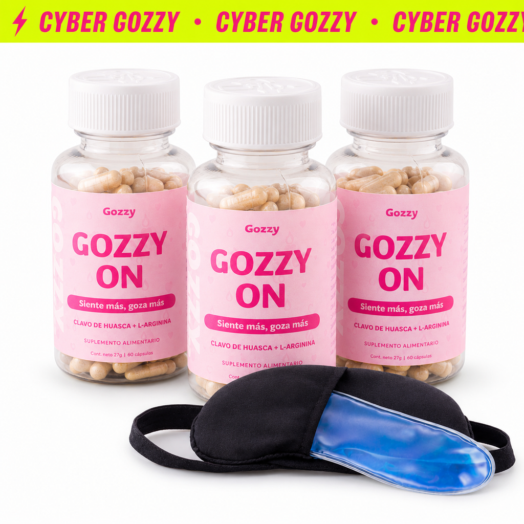 🔥 3 GOZZY ON + ANTIFAZ DE GEL DE REGALO
