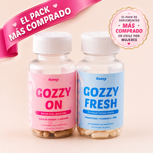 Pack: Gozzy On + Gozzy Fresh🔥Para una chichi feliz; frescura+ libido💧