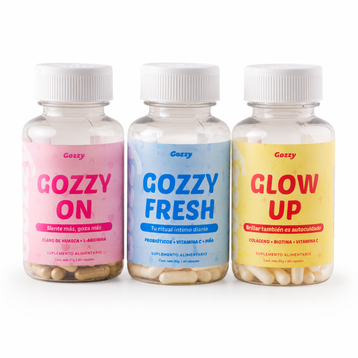 TRIPACK -  Gozzy Brilla, Goza y Siente(te) Fresh 🌟