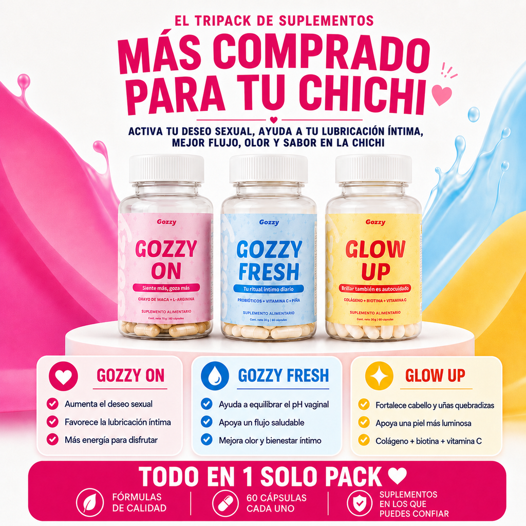 TRIPACK -  Gozzy Brilla, Goza y Siente(te) Fresh 🌟