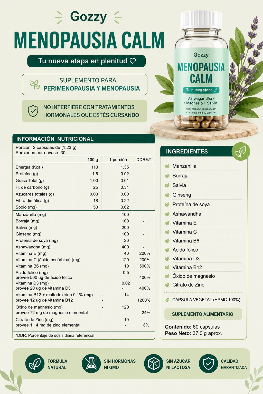 Menopausia Calm