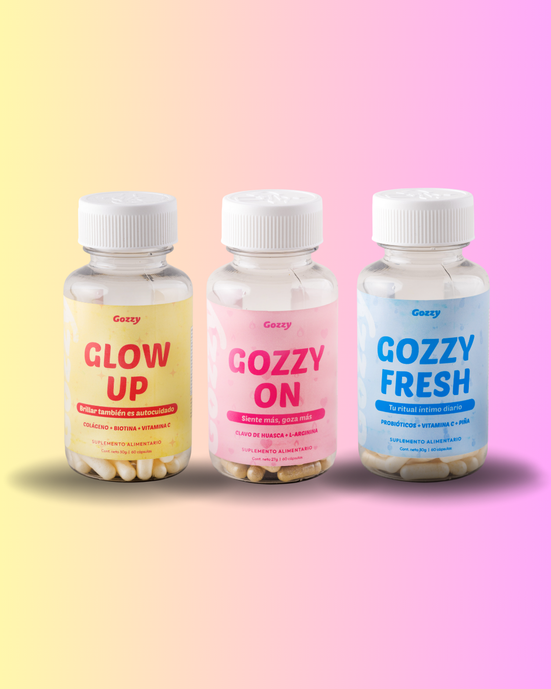 🎁 TriPack Gozzy Brilla, Goza y Siente(te) Fresh 🌟