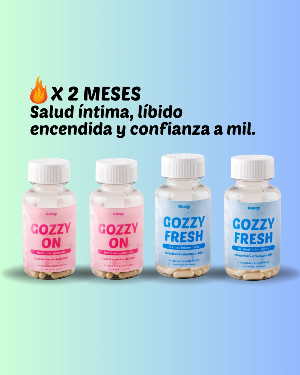 🔥 PACK x2 MESES – Energía + Placer + Cuidado Íntimo - bienestar íntimo y sexual a otro nivel 🔥