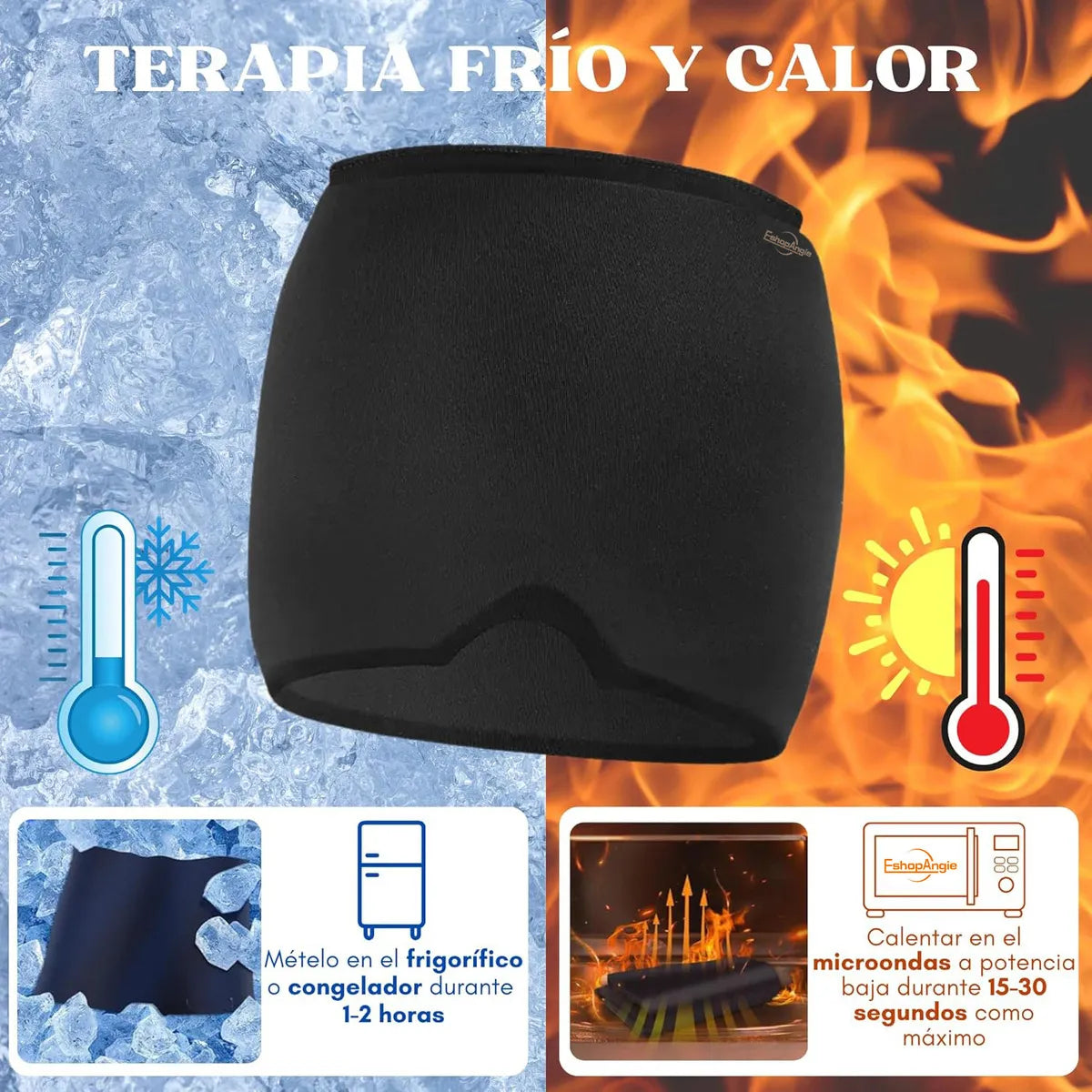 🧊🔥 Gorro de Gel Terapéutico Frío/Calor (Anti-Migraña)