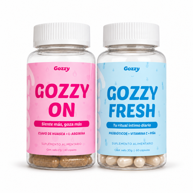 Pack: Gozzy On + Gozzy Fresh🔥Para una chichi feliz; frescura+ libido💧