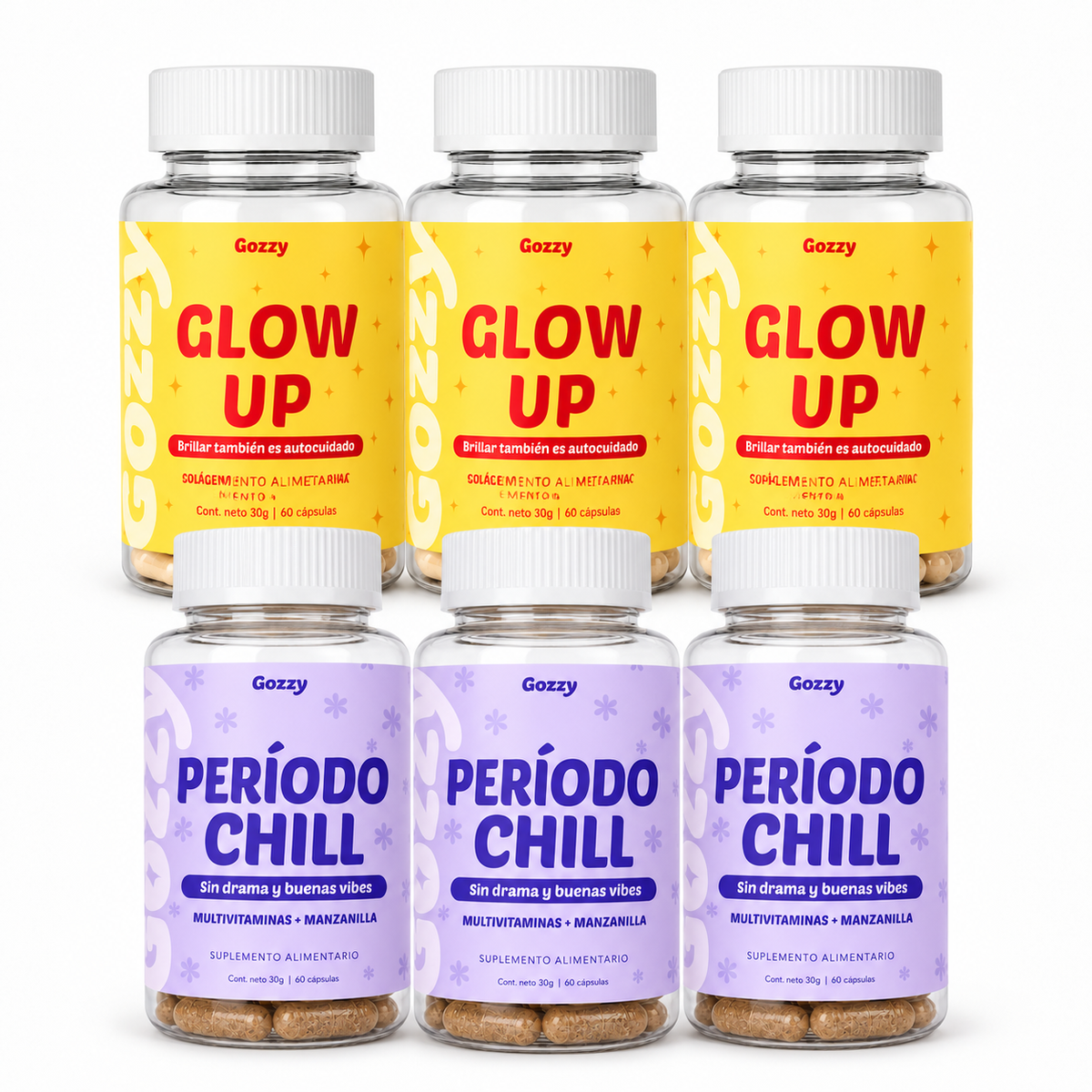 Pack Glow & Chill - Glow Up + Período Chill