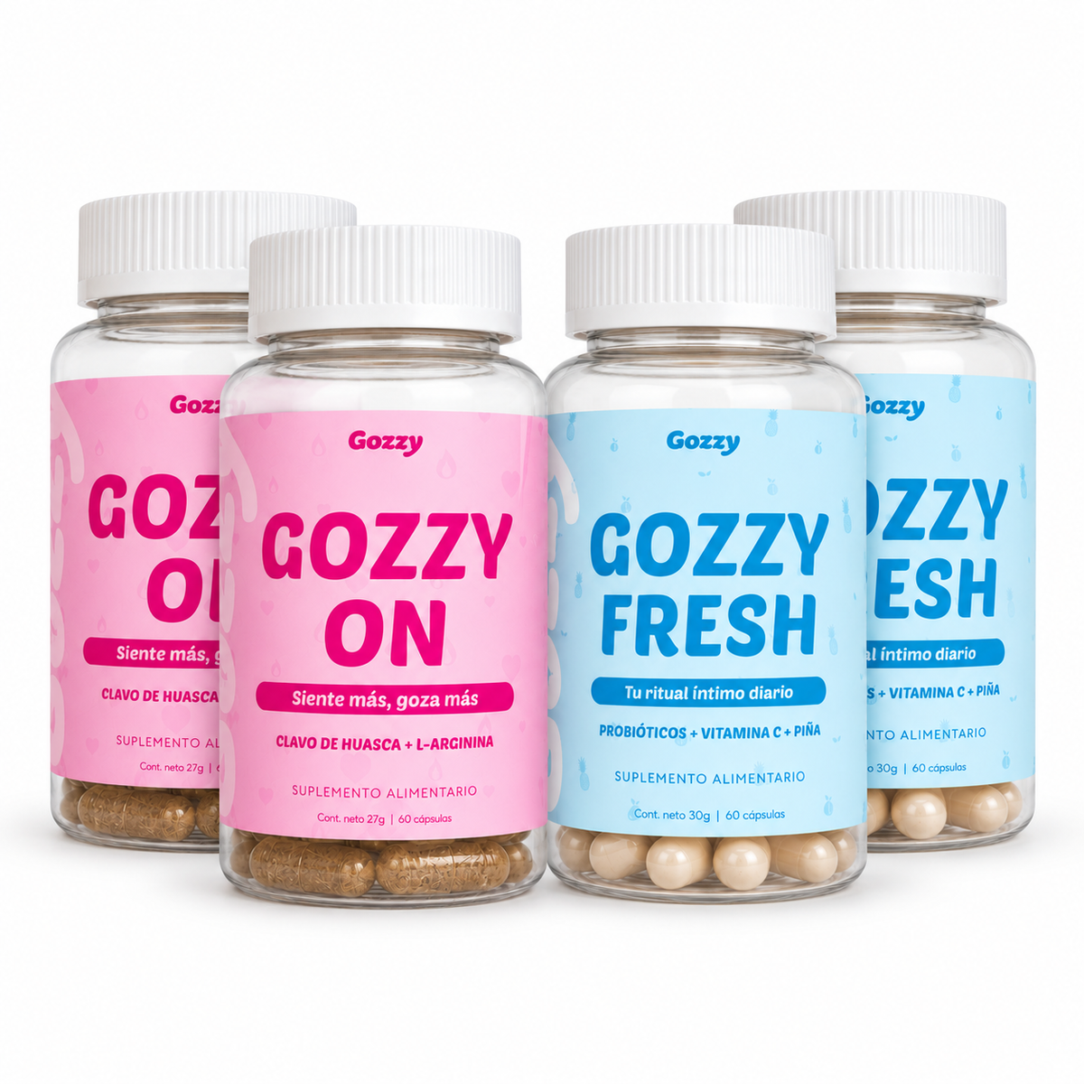 Pack x2 Meses - Gozzy On + Gozzy Fresh